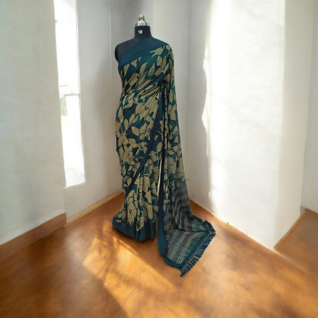 Designer Georgette Type Fancy Saree/Saree for Women