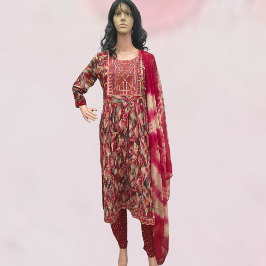 Rayan Fabric Naira Cut Dress