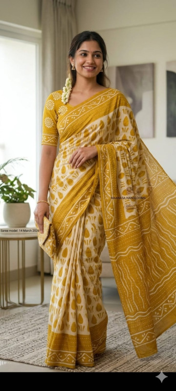 Mulmul Cotton  Saree