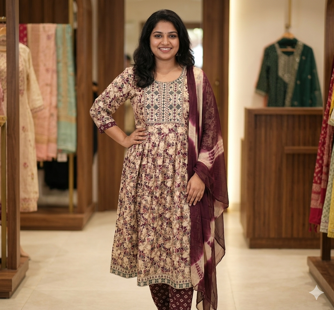 Rayan Fabric Naira Cut Dress